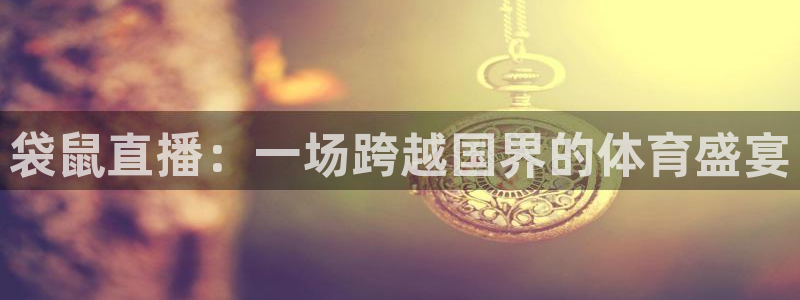 袋鼠直播：一场跨越国界的体育盛宴